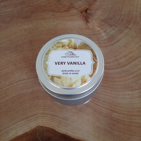 Very Vanilla Soy Travel Tin by Style Candles