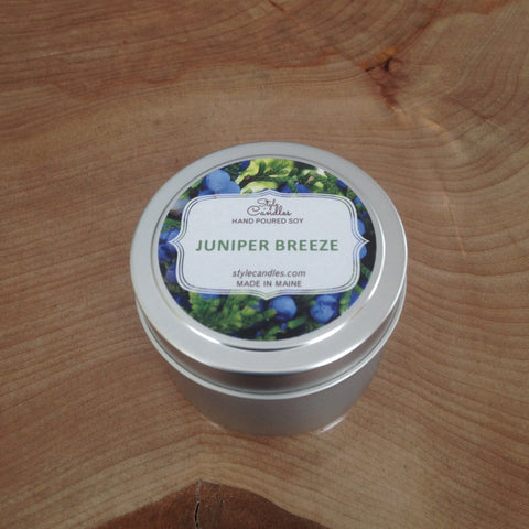 Juniper Breeze Soy Travel Tin by Style Candles