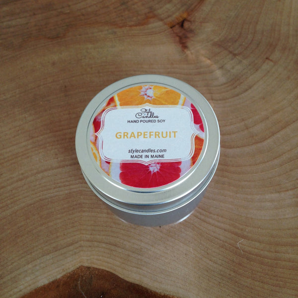 Grapefruit Travel Tin by Style Candles