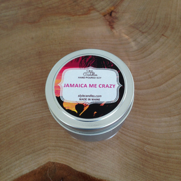 Jamaica Me Crazy Soy Travel Tin by Style Candles