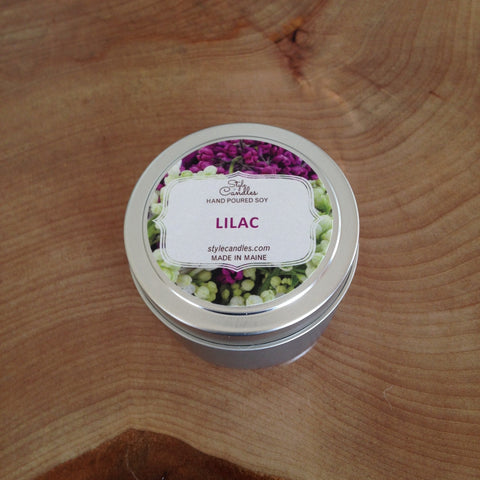 Lilac Soy Travel Tin by Style Candles