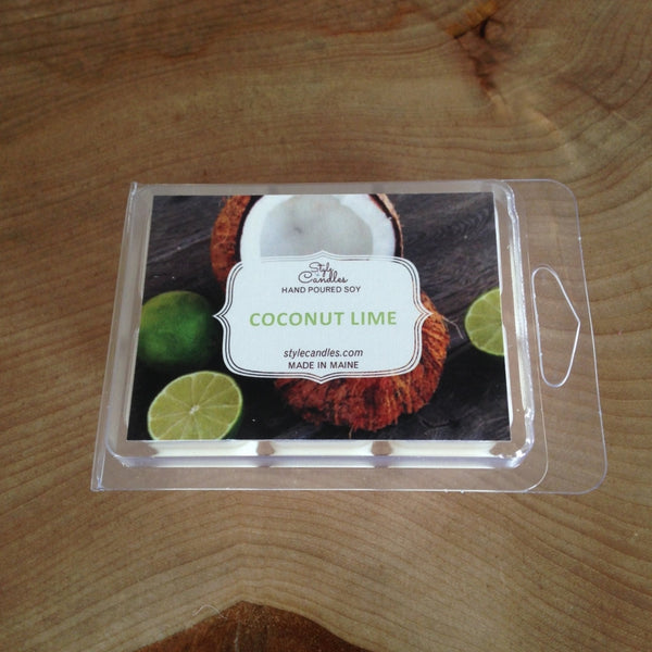 Coconut Lime Soy Wax Melts by Style Candles