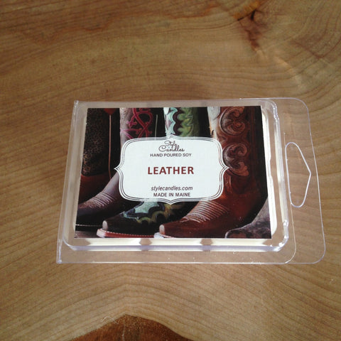Leather Soy Wax Melts by Style Candles