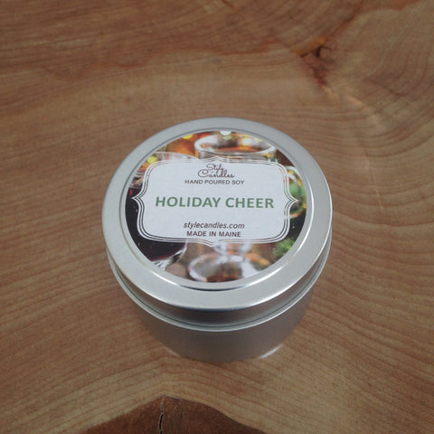 Holiday Cheer Soy Travel Tin by Style Candles