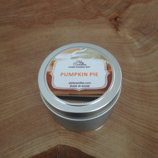 Pumpkin Pie Soy Travel Tin by Style Candles